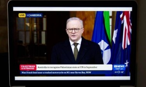 澳大利亚将承认巴勒斯坦国 以色列吊销部分澳外交官签证